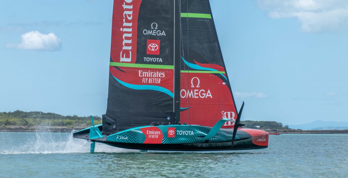 Emirates Team New Zealand’s pedal-power sailors look to Hydraulink for a leg up towards 2024 America’s Cup