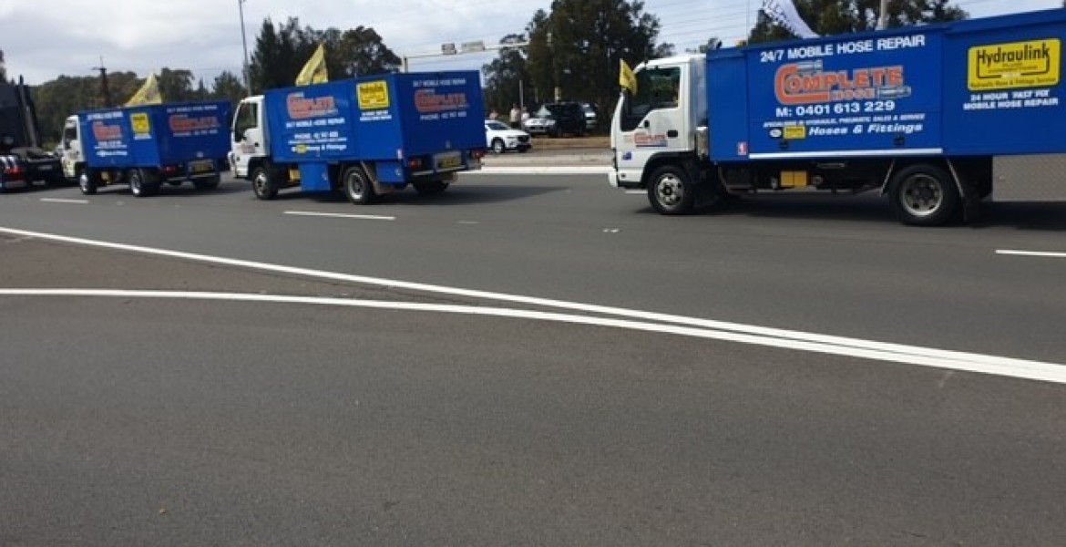 Hydraulink network partner Complete Hose supports $22 million i98FM Illawarra Convoy for people with life-threatening medical conditions