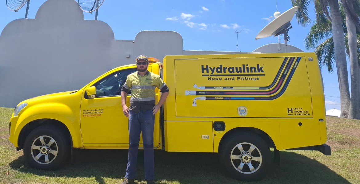 Quality and 24/7 service-focussed Thomas Probst brings his local experience to Hydraulink Ipswich